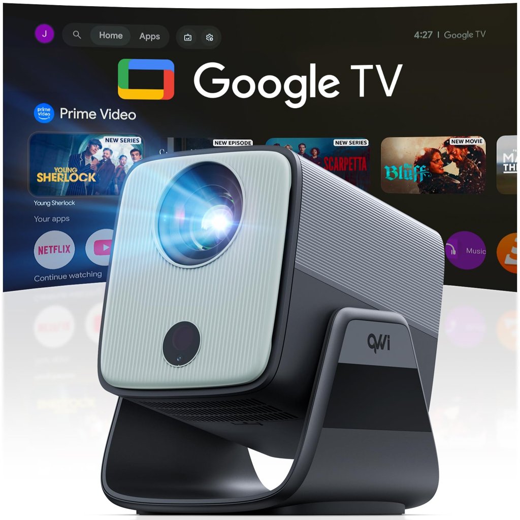 Proyector 1080p HDR10+ con 32 GB de memoria – Cine en casa
