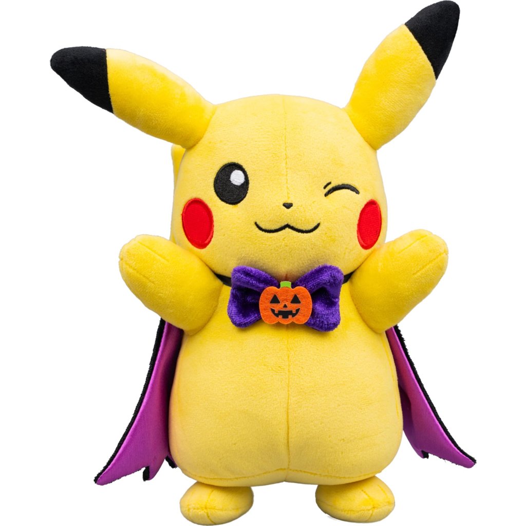 Pikachu de peluche con capa espeluznante: el compañero ideal