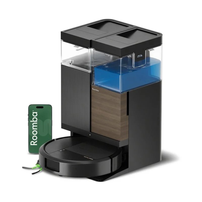 Robot Aspirador y Fregasuelos iRobot Roomba Plus 575 Combo con Autovaciado Navegación LiDAR 25.000 Pa