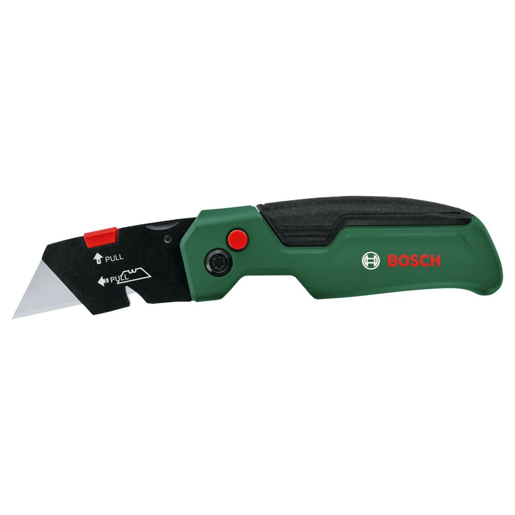 Navaja plegable Bosch: corta con seguridad y estilo