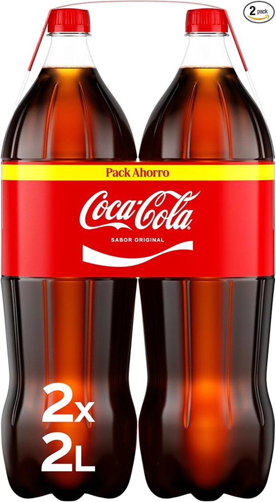 Pack de 2 botellas de 2 L de Coca‑Cola Original – refresco clásico