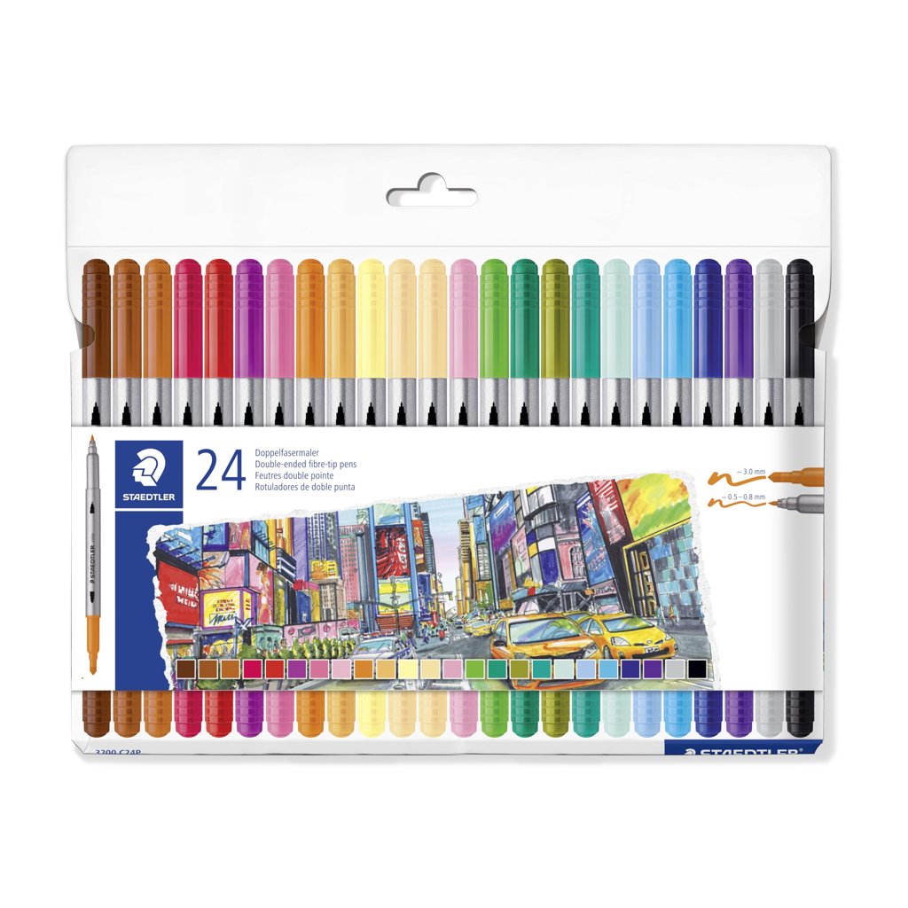 24 Rotuladores Staedtler