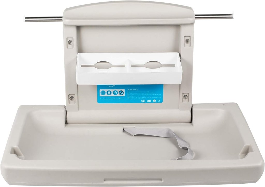 Cambiador de Pared Plegable VEVOR: 15 kg, seguro y compacto
