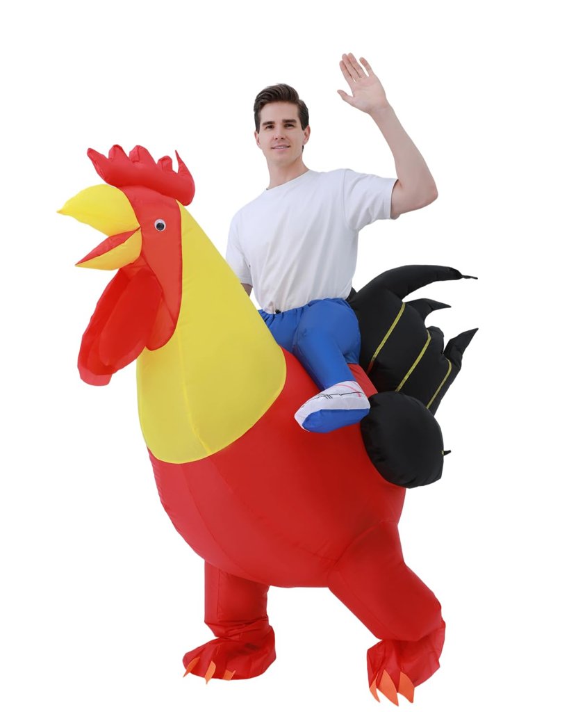 ¡Conviértete en el pollo más divertido este Halloween!