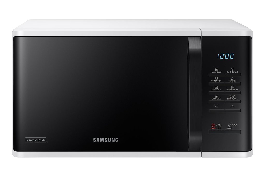 Microondas Samsung 23L con interior Ceramic Inside y modo ECO