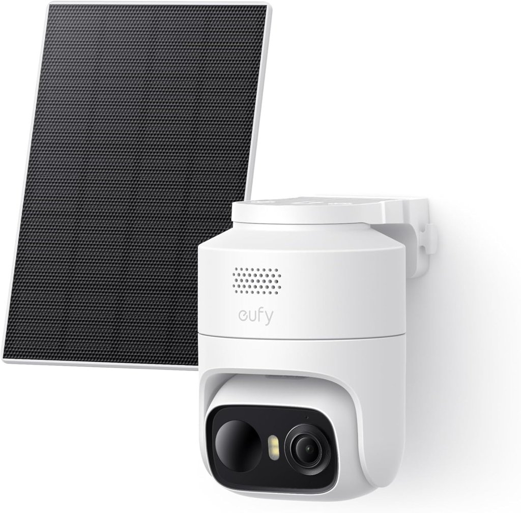 Cámara de vigilancia solar eufyCam C37: visión 2K sin cables