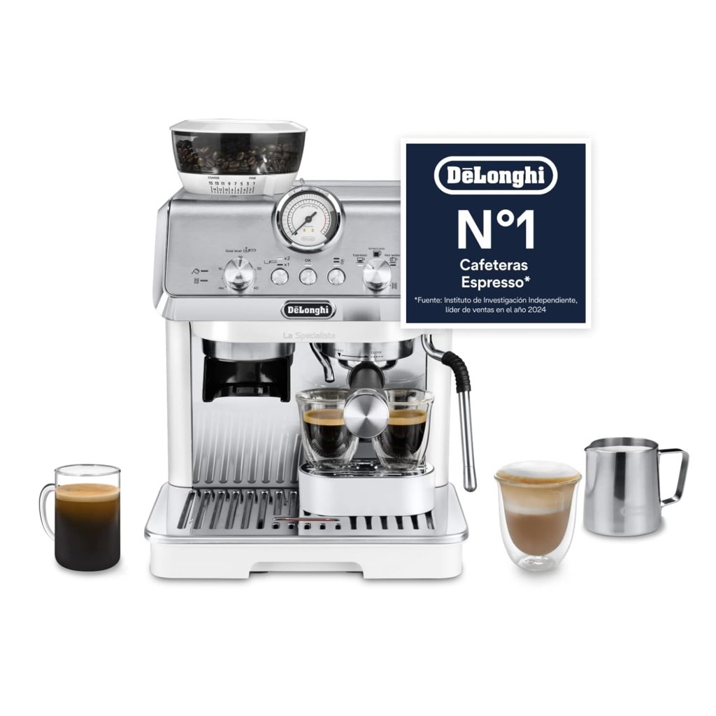 Café de calidad barista en casa con De'Longhi La Specialista Arte