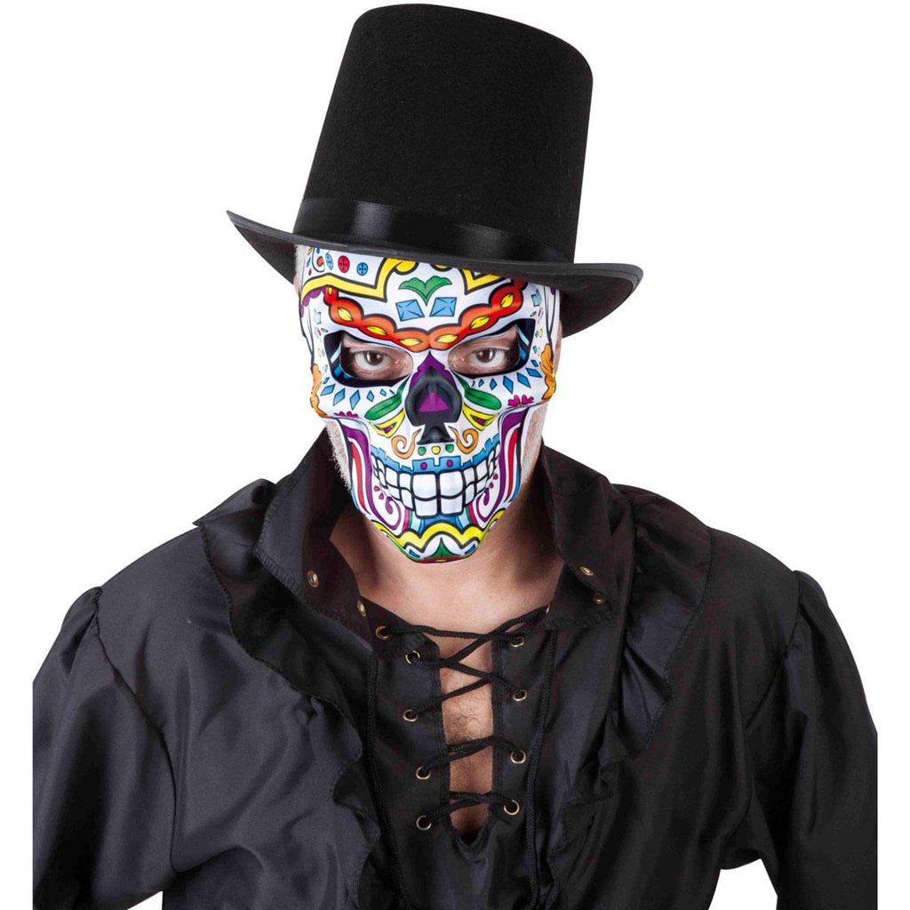 Máscara Esqueleto Día de los Muertos – ¡Luce estilo festivo!