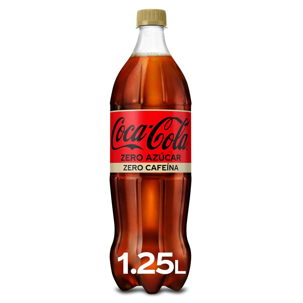 Coca‑Cola Zero Azúcar sin cafeína 1,25 L por solo 1 €