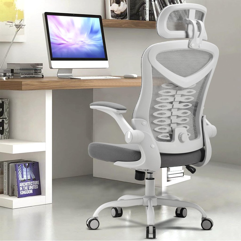Magic Life Silla de Escritorio Sillas de Oficina Reposabrazos abatible de