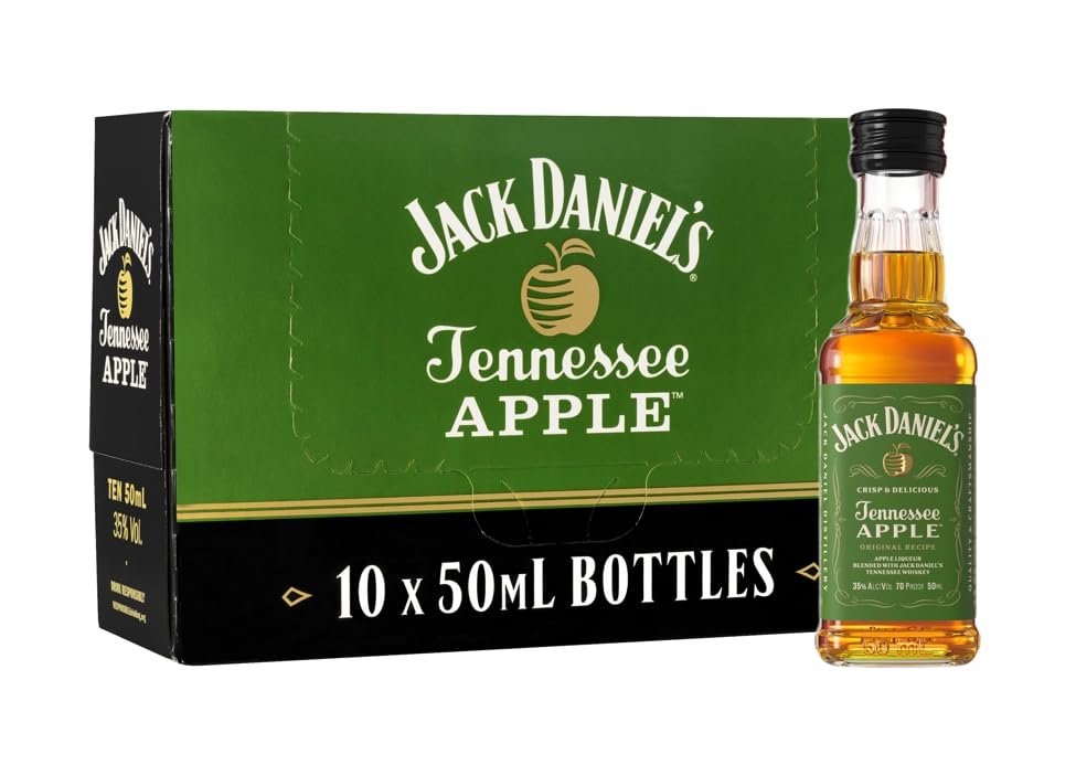 Pack de 10 mini botellas Jack Daniel's Tennessee Apple, -30%