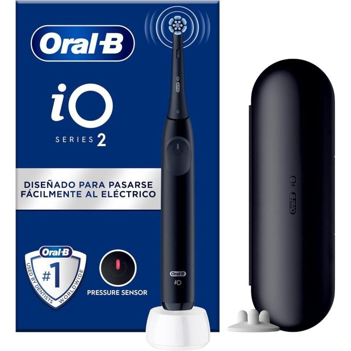Cepillo eléctrico Oral-B iO 2 con estuche de viaje – verde/negro