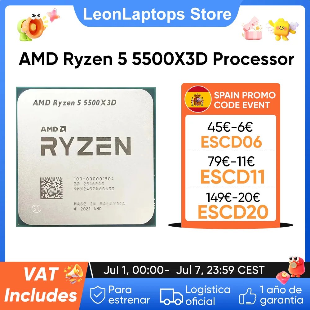 Procesador Ryzen 5 5500X3D