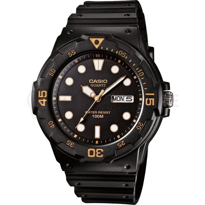 Reloj Casio MRW‑200H de cuarzo con bisel giratorio y 100 m de agua