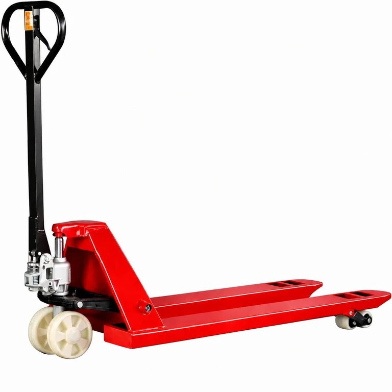 Transpaleta manual de 2000 kg con sistema hidráulico