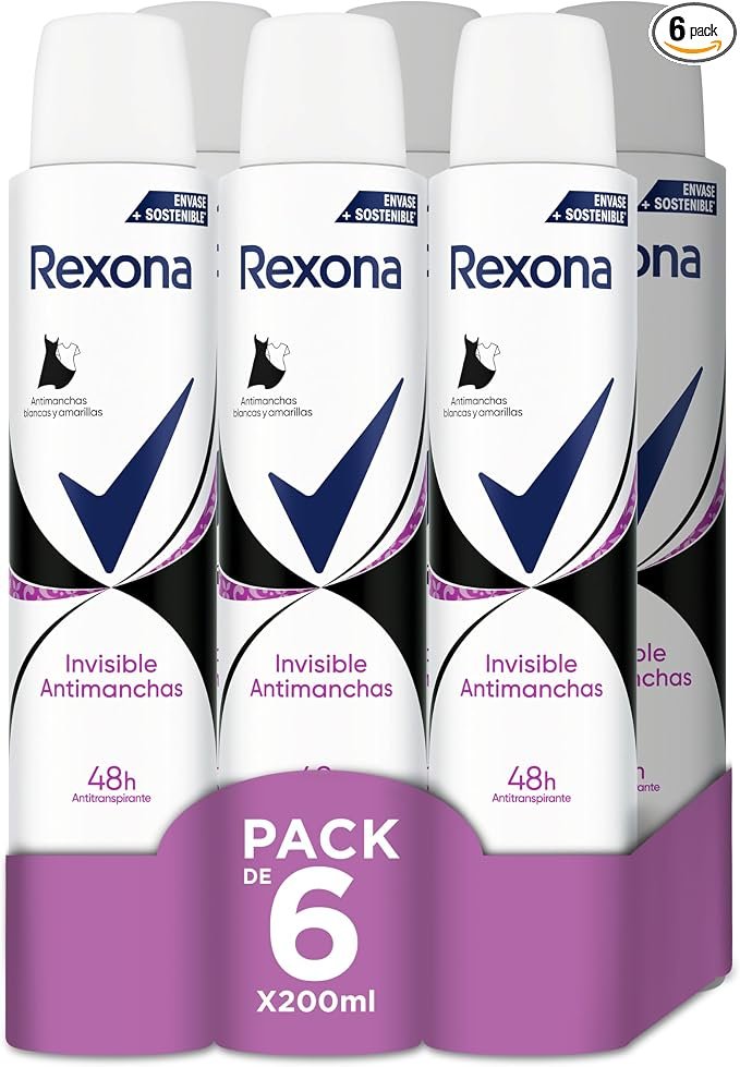 Rexona Invisible: frescor duradero sin manchas