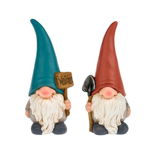 Gnomo de terracota de 24 cm – decoración de jardín a mitad de precio