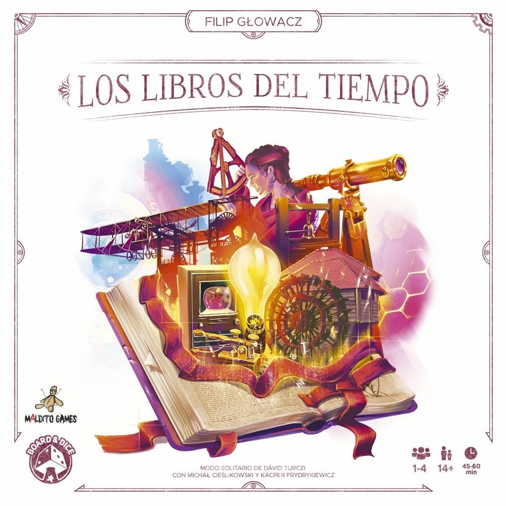 Juego de mesa Los Libros del Tiempo con gran valoración