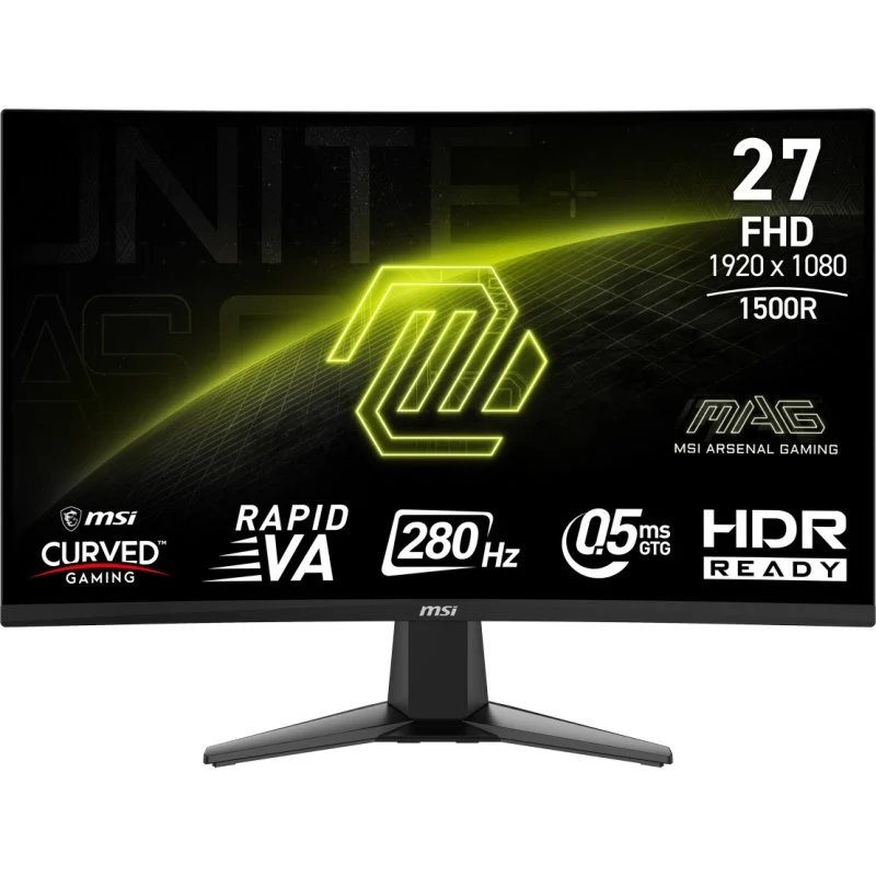 MSI MAG 276CXF 27" LED Rapid VA FullHD 280Hz Adaptive Sync Curva