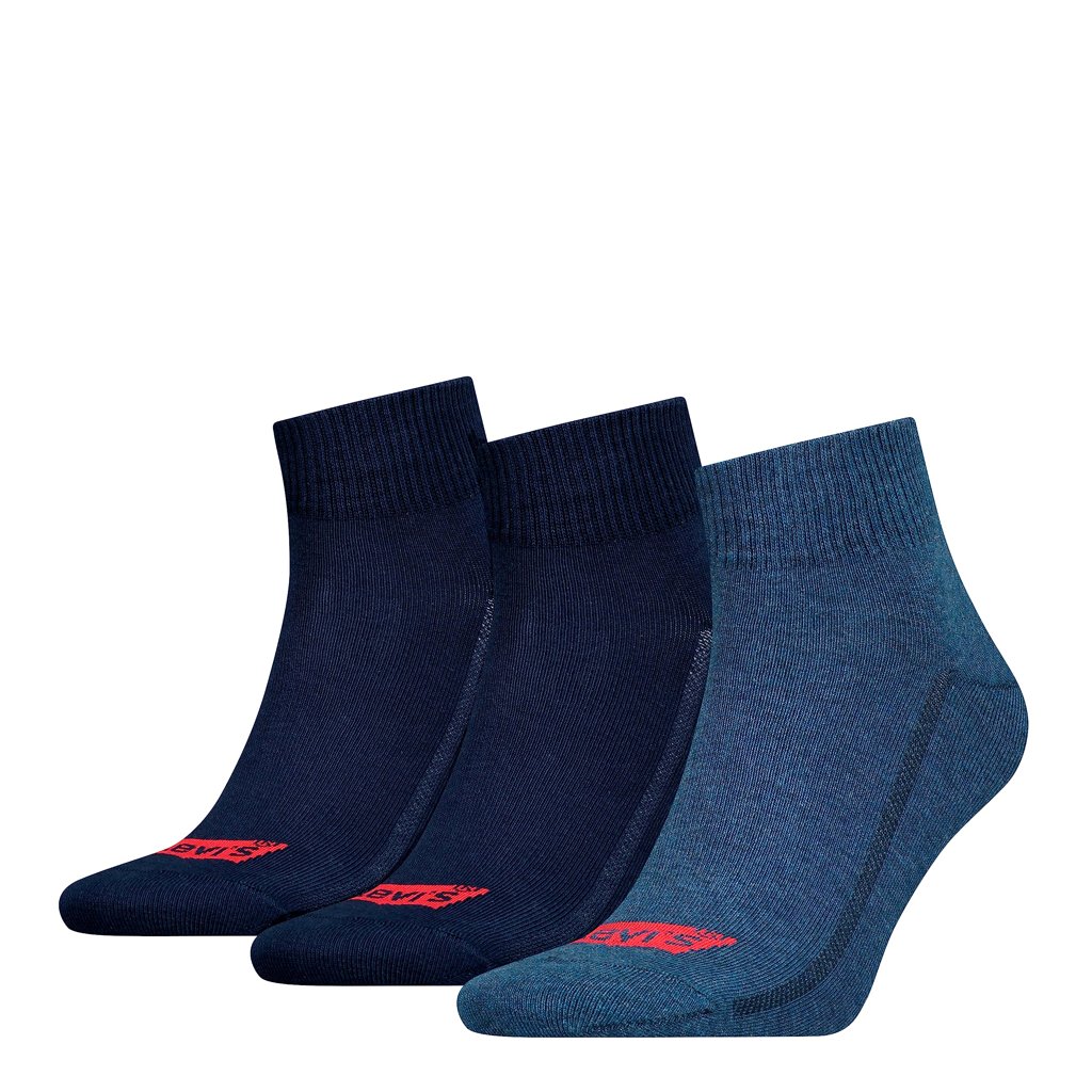 Pack de 3 calcetines Levi’s Quarter, colores varios