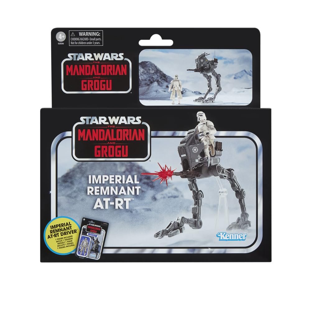 Imperial AT-RT de Star Wars con Mandalorian y Grogu – Edición Vintage