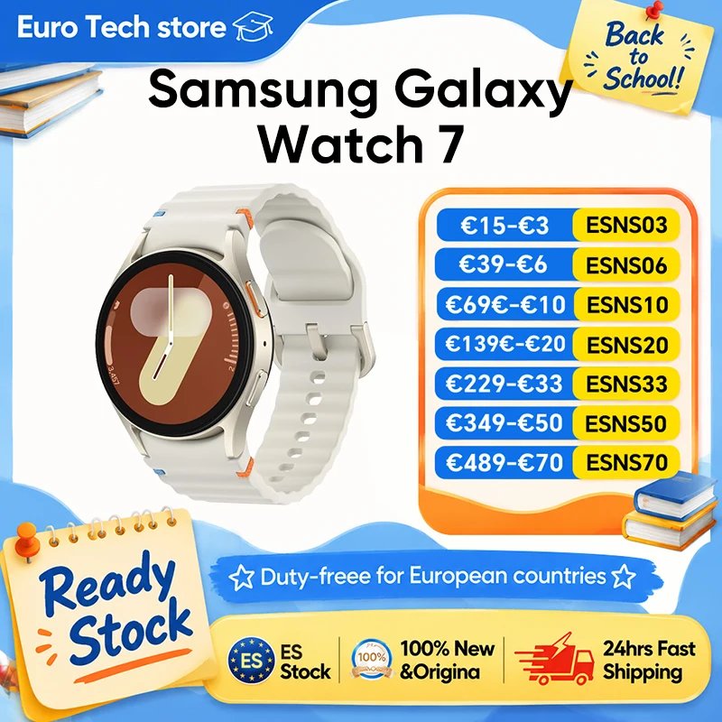 Samsung Galaxy Watch 7 44mm GPS a mitad de precio