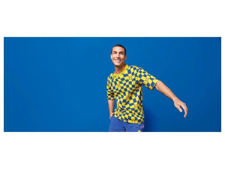 Camiseta de hombre de corte amplio, colores variados, ¡oferta irresistible!