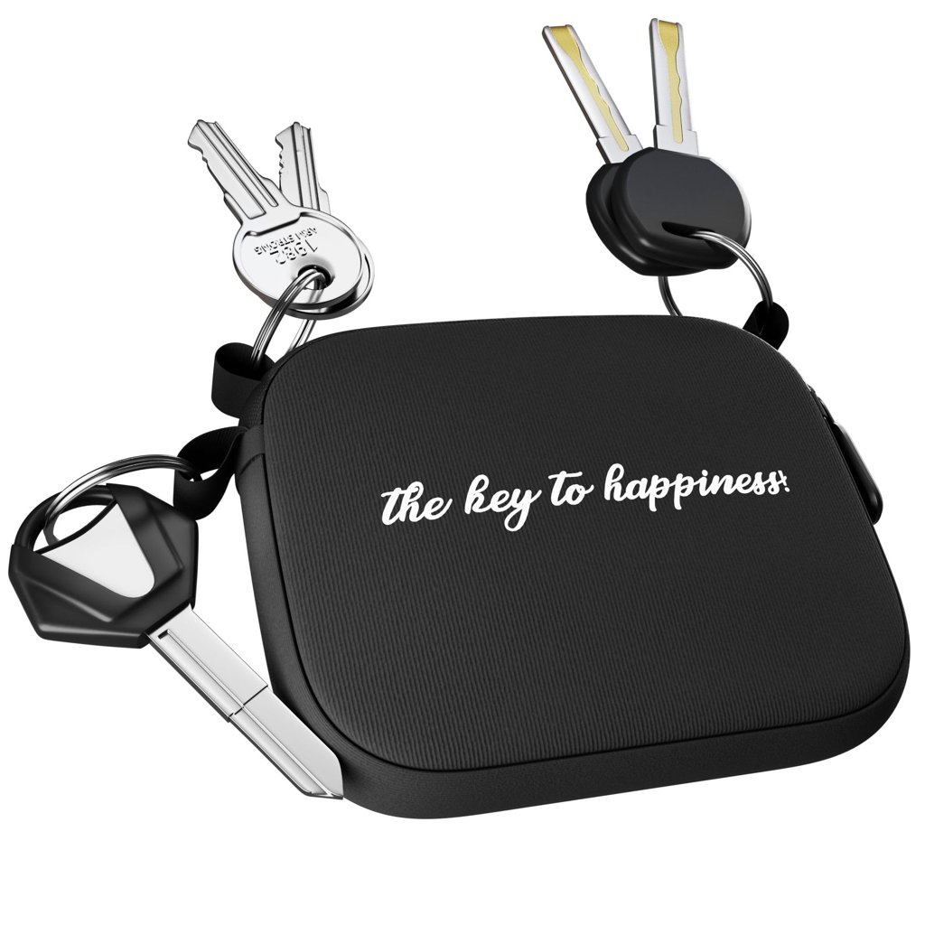 Cartera y llavero de neopreno para motoristas, práctico y resistente