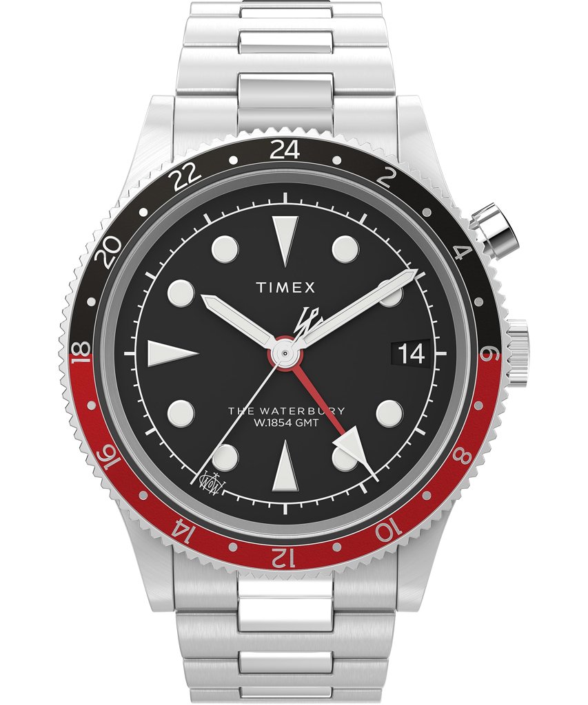 Timex Waterbury GMT 39 mm: estilo clásico con doble huso horario