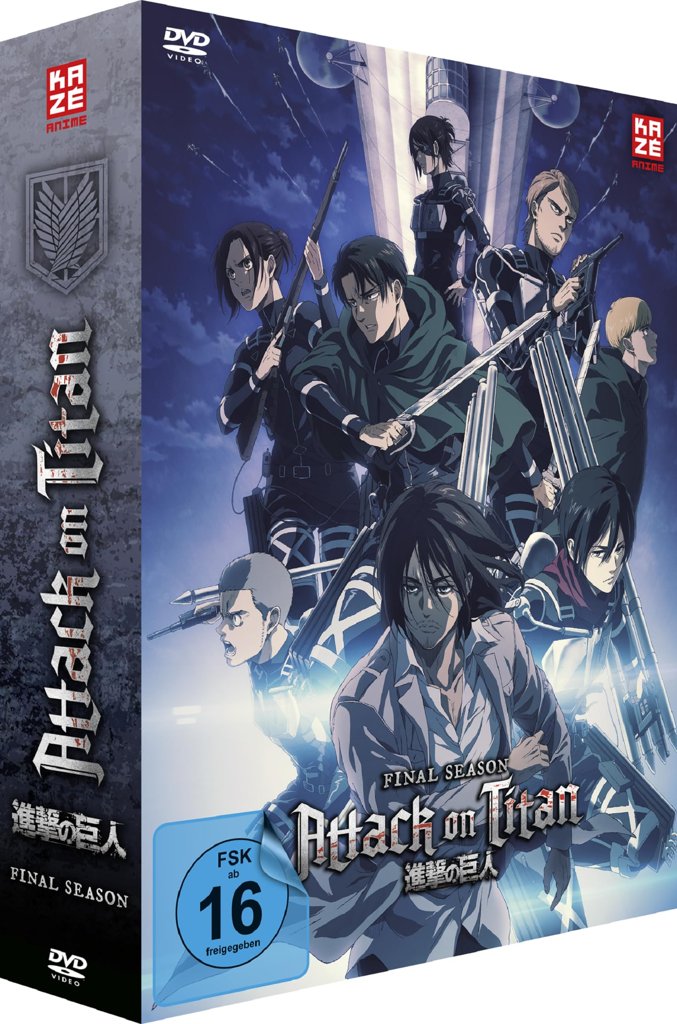 Ataque a los Titanes Temporada 4, Vol. 1 en DVD con estuche coleccionista