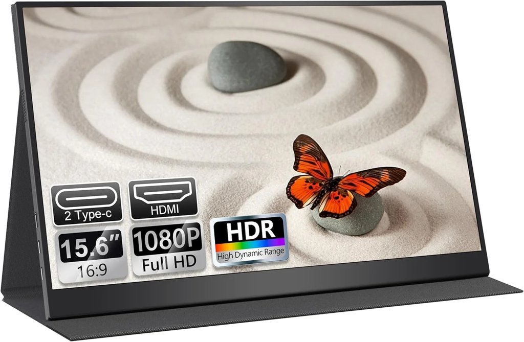Monitor portátil 15.6" Full HD con FreeSync y altavoces integrados
