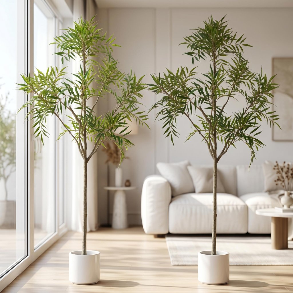 Decora tu hogar con 2 plantas artificiales de 180 cm, ultra realistas