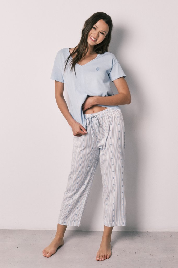 Pijama Capri algodón