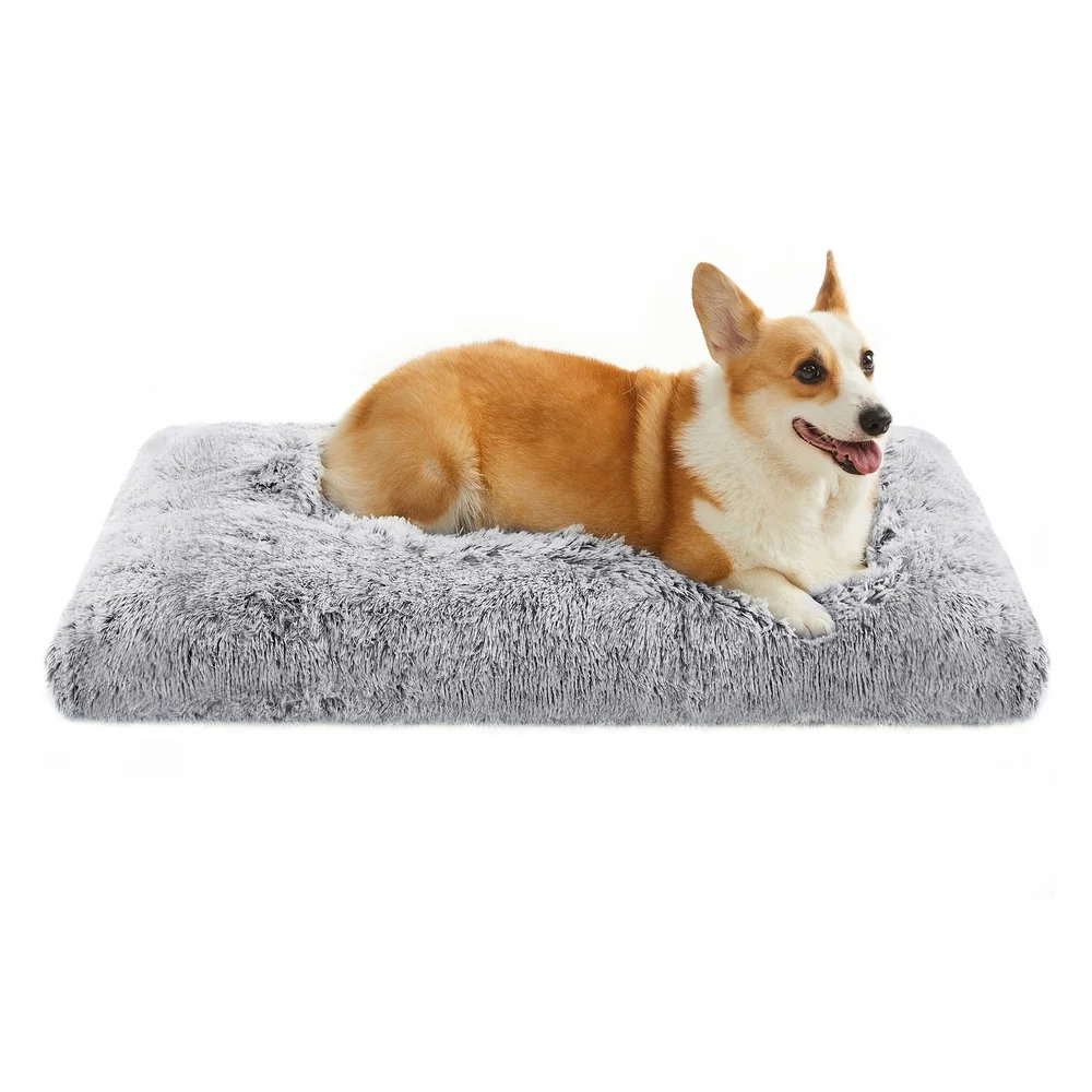 Descanso premium para tu perro gigante: cama XL gris claro