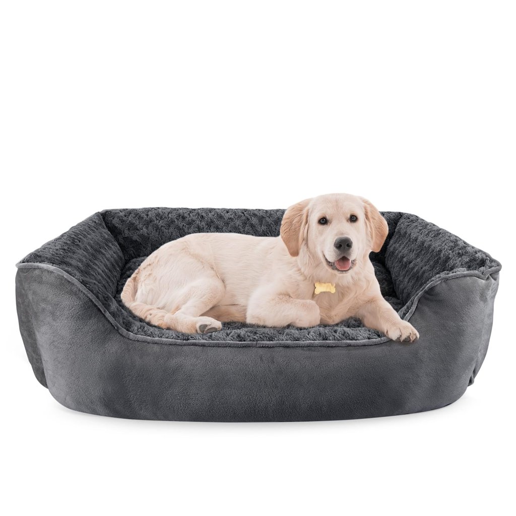 Cama rectangular ultra cómoda para perros de gran tamaño