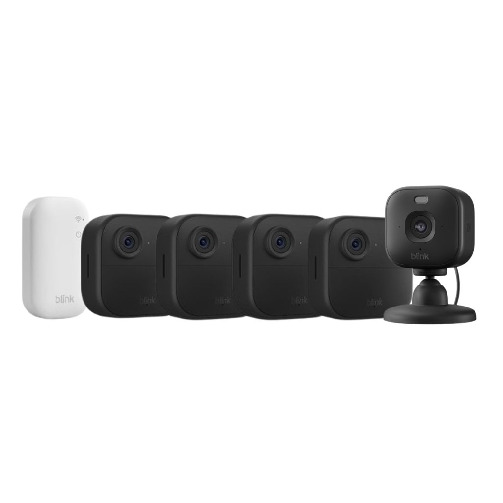 Kit de cámaras Blink: 4 exteriores + 1 interior 2K a precio de risa