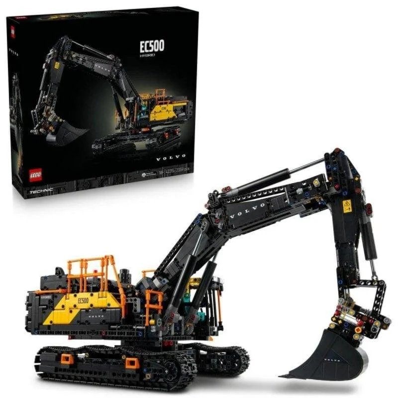 Construye la Excavadora Volvo EC500 Hybrid de LEGO Technic