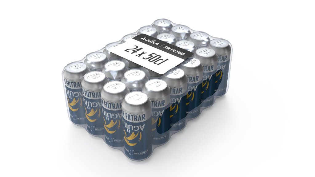 Aguila Sin Filtrar, 24 latas