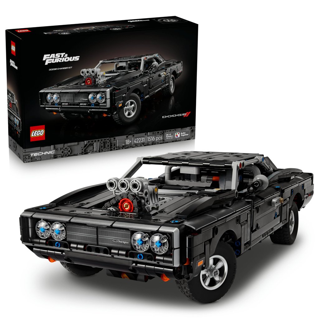 LEGO Technic Fast & Furious: Dodge Charger R/T – Réplica con motor V8