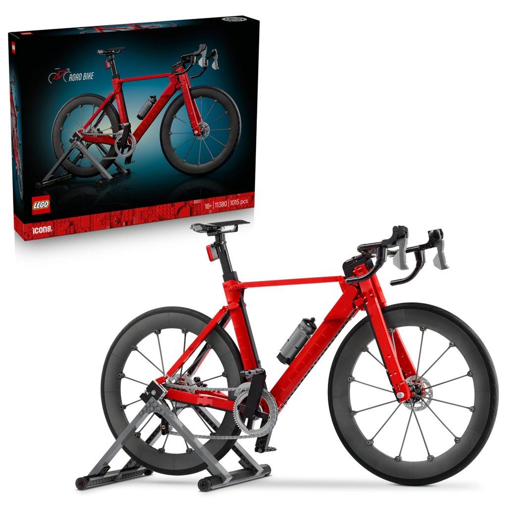 Set LEGO Icons Bici de Carretera: 1015 piezas para montar tu propia bici