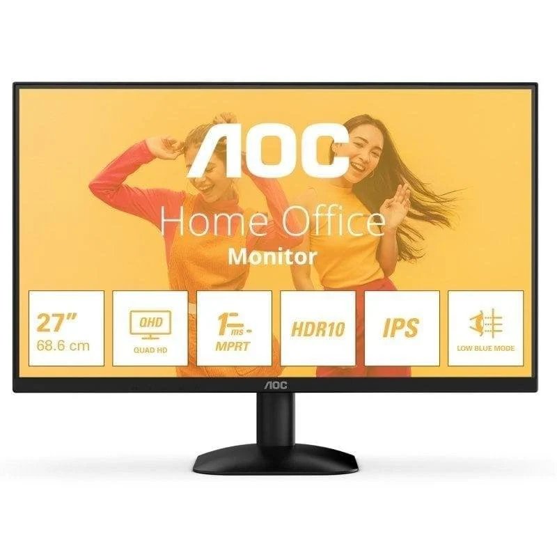 Monitor 27" QHD con HDR10 y baja luz azul a precio imbatible