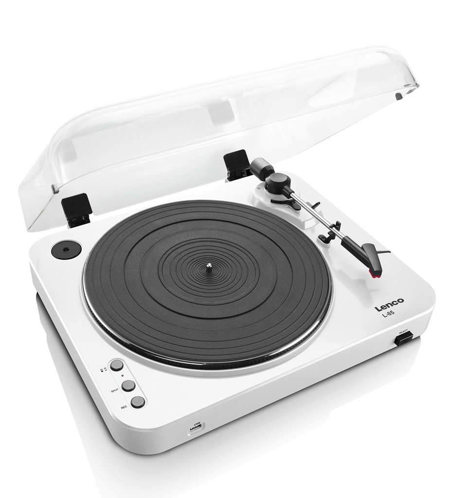 Lenco L‑85: Tocadiscos semi‑automático con USB y sonido estéreo