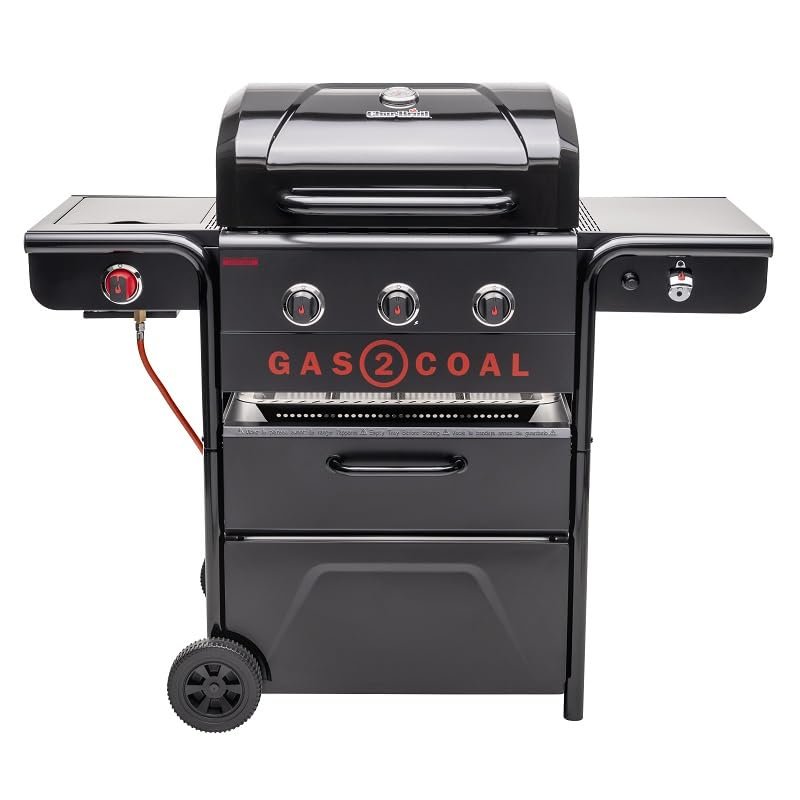 Barbacoa híbrida Char-Broil Gas2Coal Special Edition 3: gas y carbón