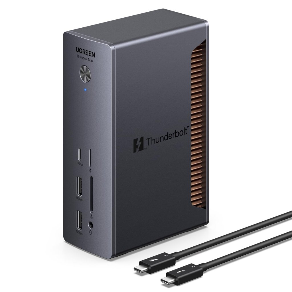 Docking Station Thunderbolt 5 13 en 1 de UGREEN: tres pantallas 4K