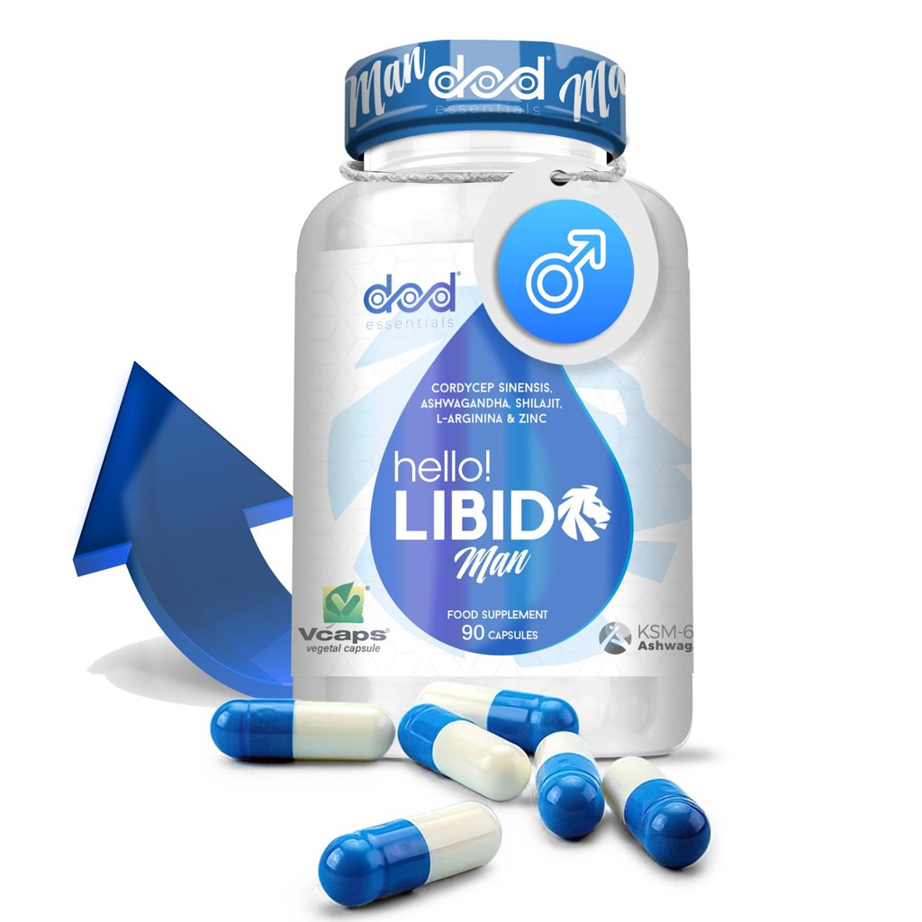 Hello! Libid0 Man – Apoyo al Bienestar, Vitalidad y Rendimiento Diario Suplemento Masculino con Shilajit, Zinc