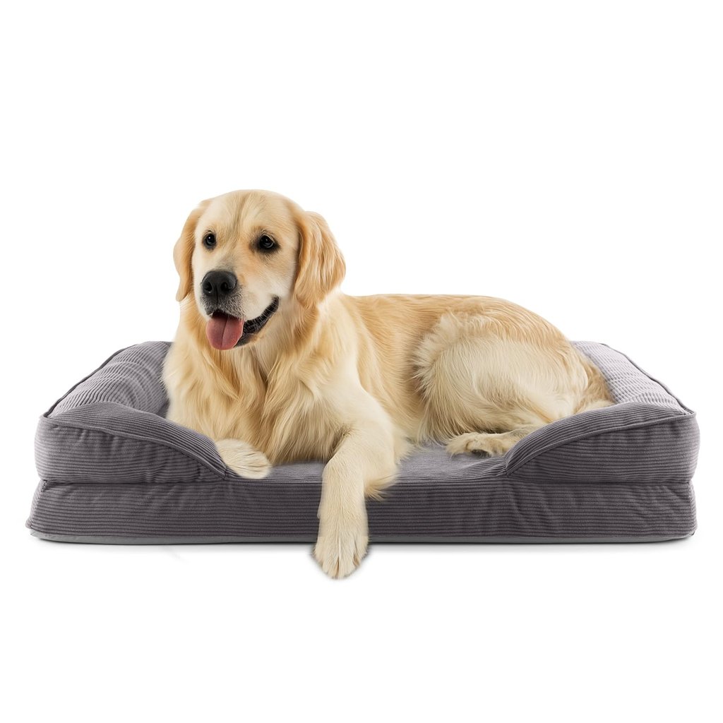Descanso ortopédico para perros grandes: cama cómoda y lavable