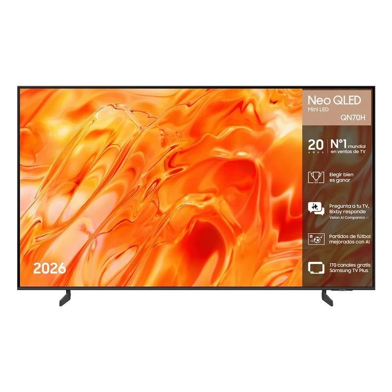TV Samsung Neo QLED QN70H 65" 4K UHD 60Hz Smart TV Tizen (HDR10+, Mini LED, procesador NQ4 AI, oferta PcCompon