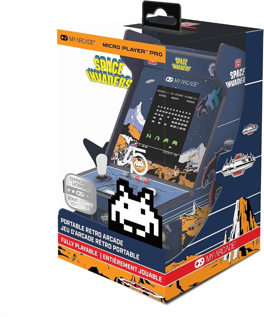 Revive Space Invaders con la My Arcade Micro Player Pro