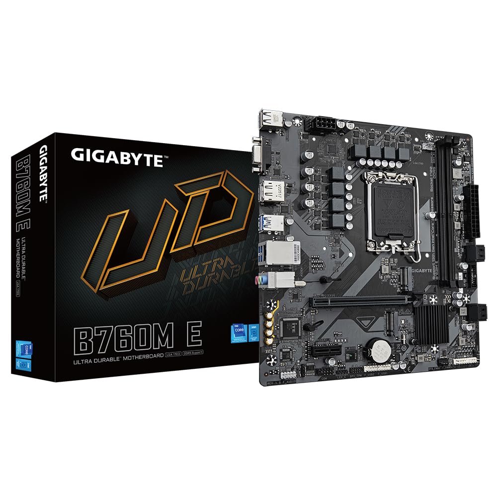 Placa base GIGABYTE B760M E: potencia DDR5 y PCIe 4.0 a precio rebajado