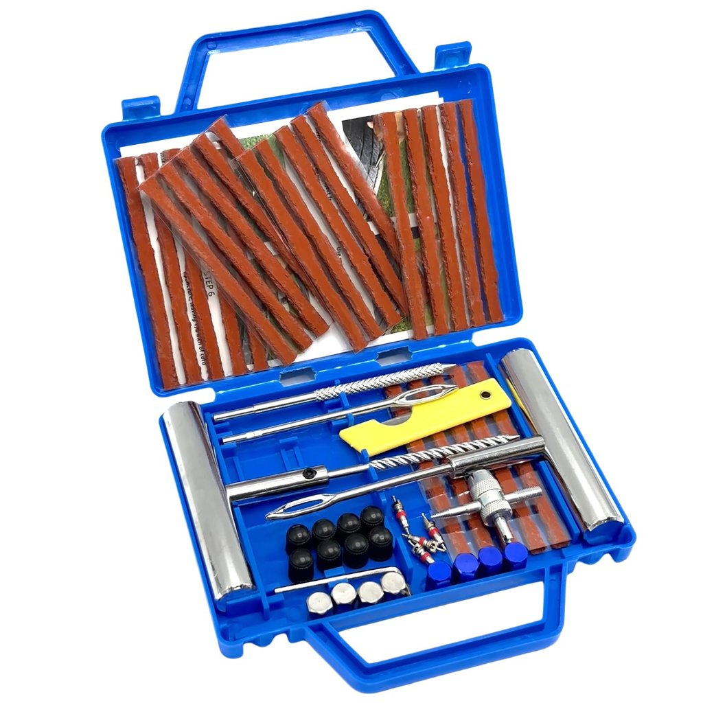 Kit completo de reparación de neumáticos – 53 piezas
